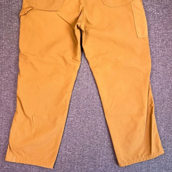 VTG Walls Master Made Carpenter Pants Mens 40x32 Tan Workwear Nylon USA Hunting - Picture 15 of 16